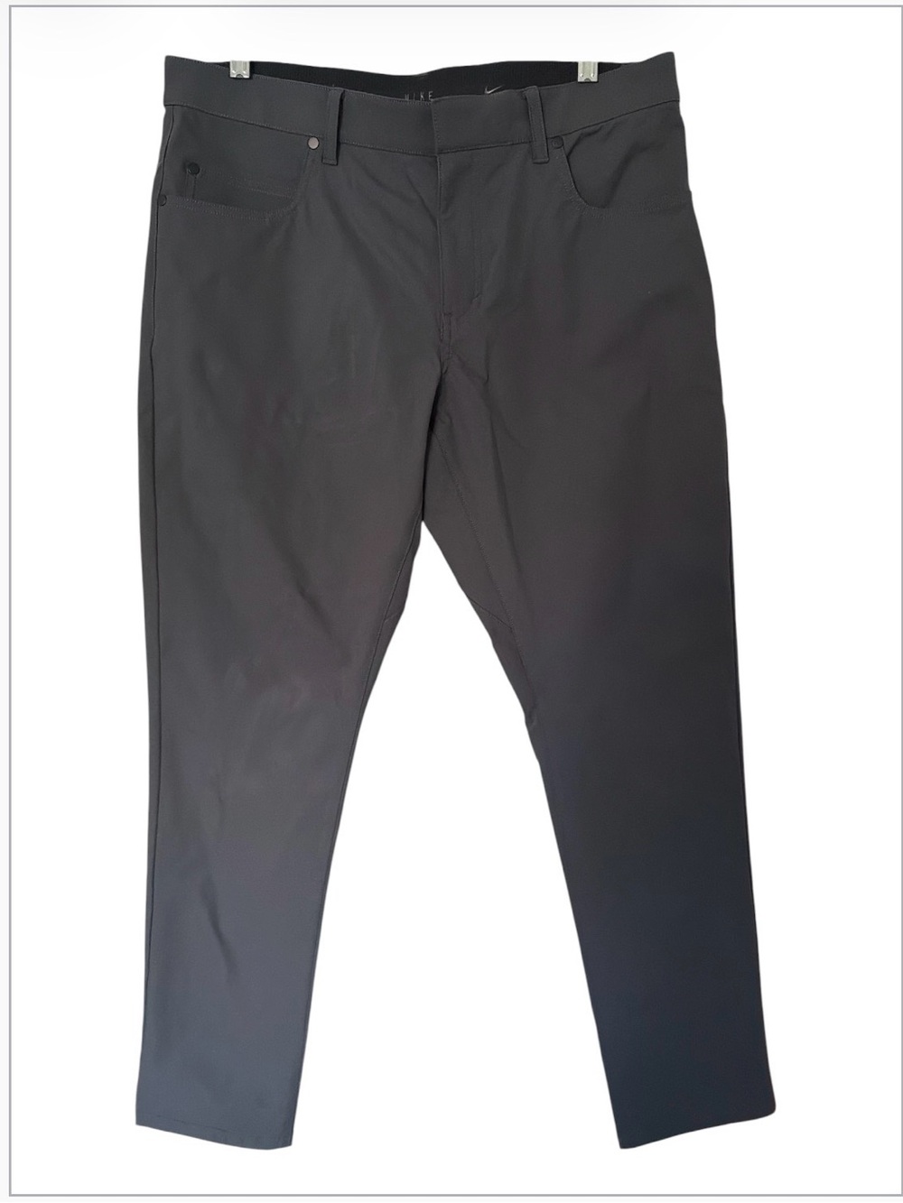 Nike Men’s Slim Fit Stretch Pants Dark Gray 34x31. Pre owned
